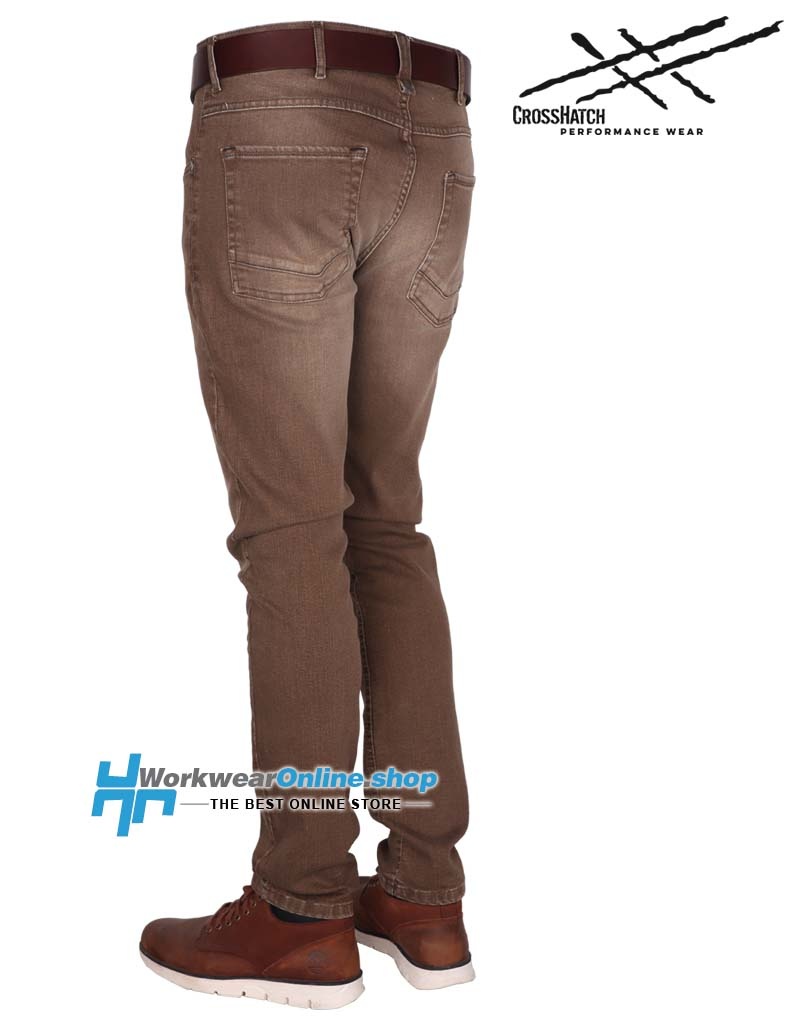 CrossHatch Workwear CrossHatch Vesper Brown