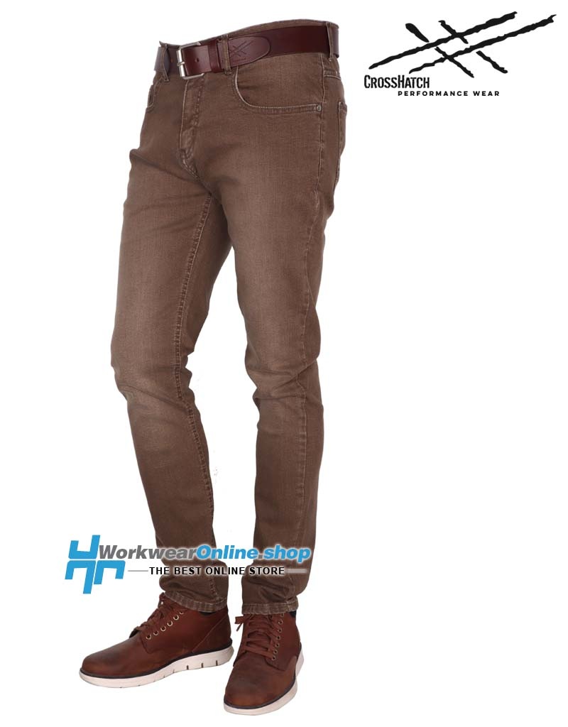 CrossHatch Workwear CrossHatch Vesper Brown