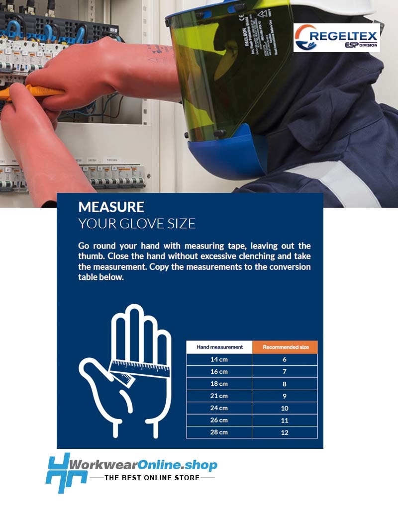Regeltex Isolerende Handschoenen Regeltex Handschuh Elektrovolt Gle36 Klasse 2 - 17000V