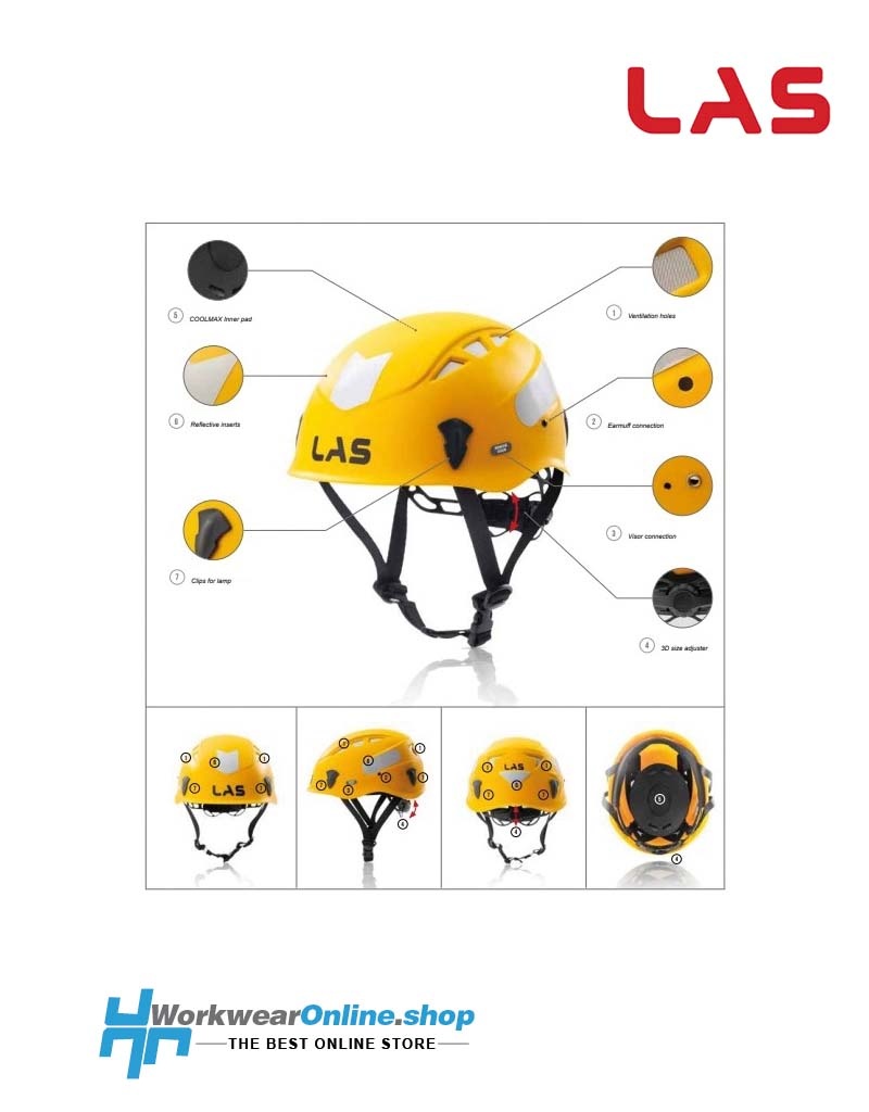 LAS Veiligheidshelmen Casco de seguridad LAS Pegaso