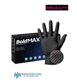 Aurelia Handschoenen Aurelia Bold MAX 50 Nitrile Powder Free Black