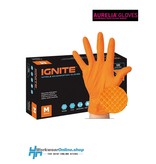 Aurelia Handschoenen Aurelia Ignite 100 Nitrilpuderfrei Orange