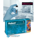 Aurelia Handschoenen Aurelia Robust 100 Nitrile Powder Free Blue