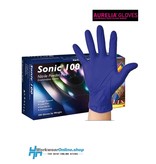 Aurelia Handschoenen Aurelia Sonic 100 Nitrile Powder Free Cobalt Blue