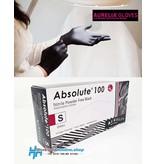 Aurelia Handschoenen Aurelia Absolute 100 Nitrile Powder Free Black