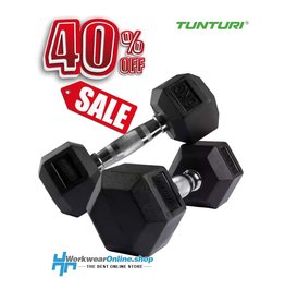 Sport Body-Solid Hexagon Rubber Dumbbell set 15KG