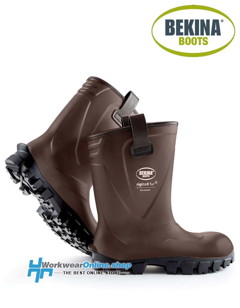 Bekina Safety Boots Bekina 107-128-027 Riglite X Solidgrip S5 Marron-Noir P