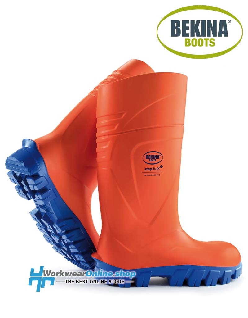 Bekina Safety Boots Bekina Steplite X Thermoprotec S5 Naranja-Azul P