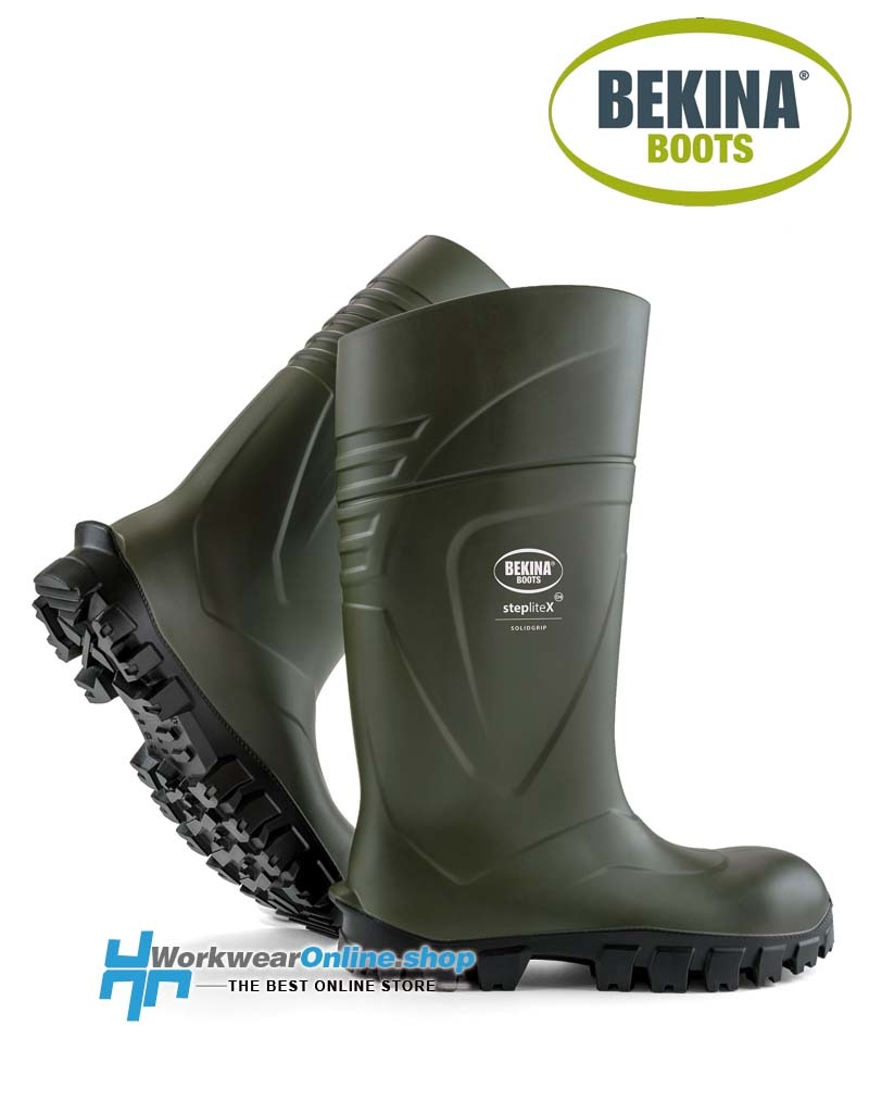 Bekina Safety Boots Bekina 107-128-010 Steplite X Solidgrip S4 Groen-Zwart P