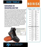 NO RISK Safety Shoes Descubrimiento de zapatos de seguridad sin riesgo