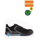 NO RISK Safety Shoes No Risk Safety Sneaker Black Panther -ESD