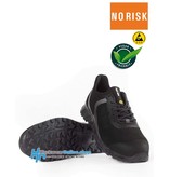 NO RISK Safety Shoes Baskets de sécurité sans risque Black Panther -ESD