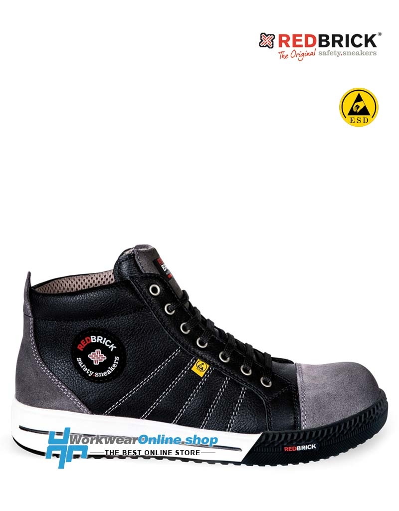 RedBrick Safety Sneakers Redbrick Granitgrau -ESD