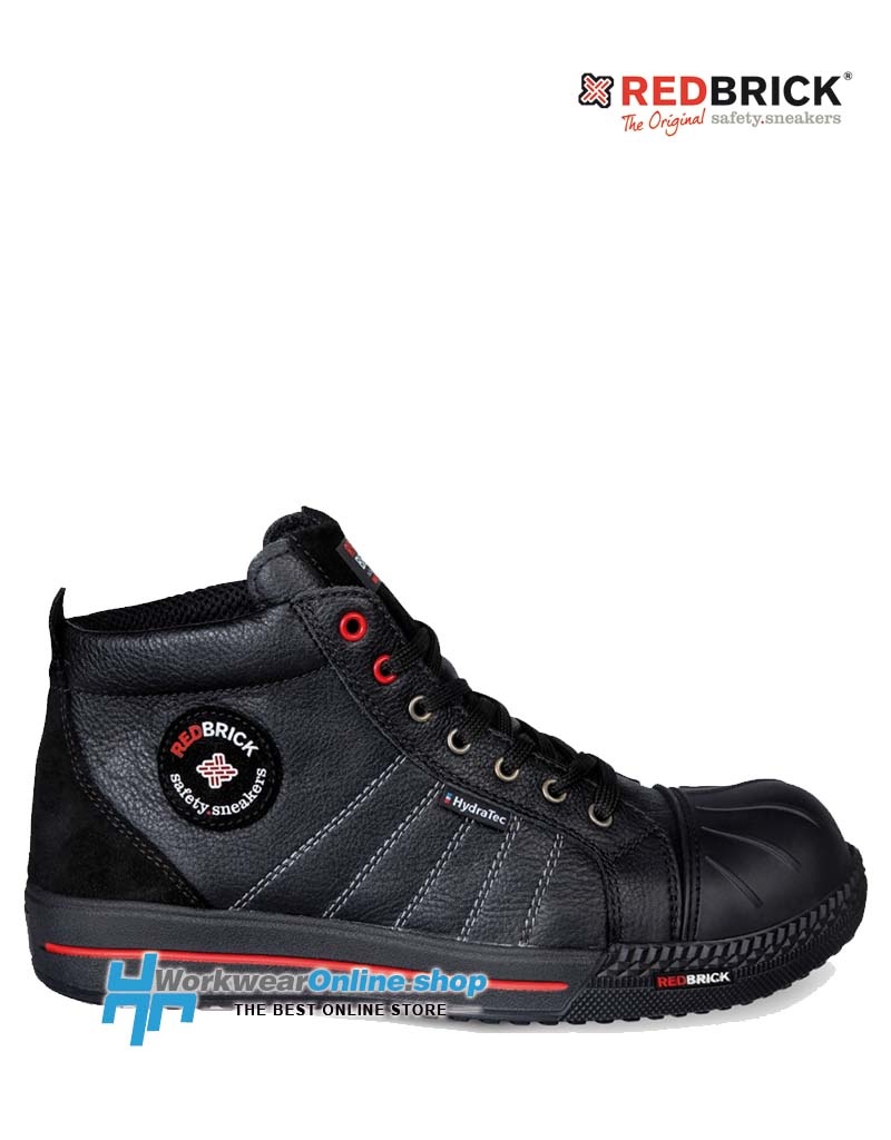 RedBrick Safety Sneakers Ladrillo rojo Onyx Hydratec Negro