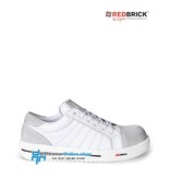 RedBrick Safety Sneakers Branco en brique rouge