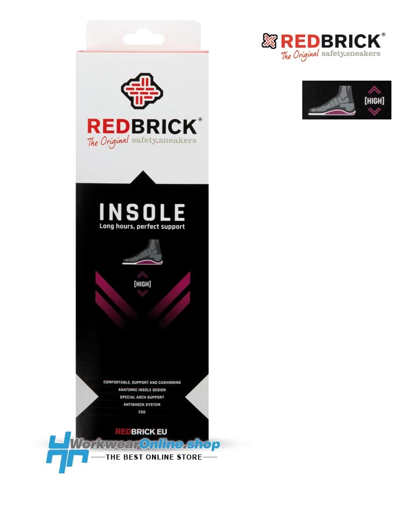 RedBrick Safety Sneakers Redbrick insole high