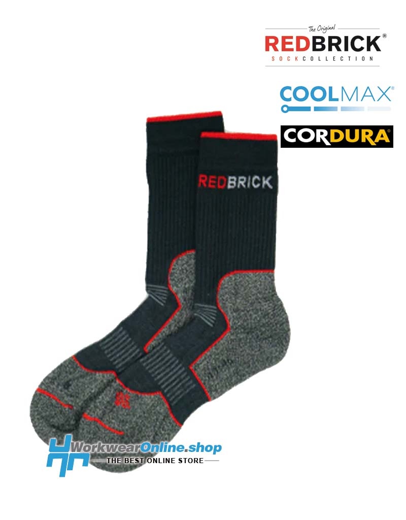 RedBrick Safety Sneakers Redbrick Cool Socks - [6 pairs]