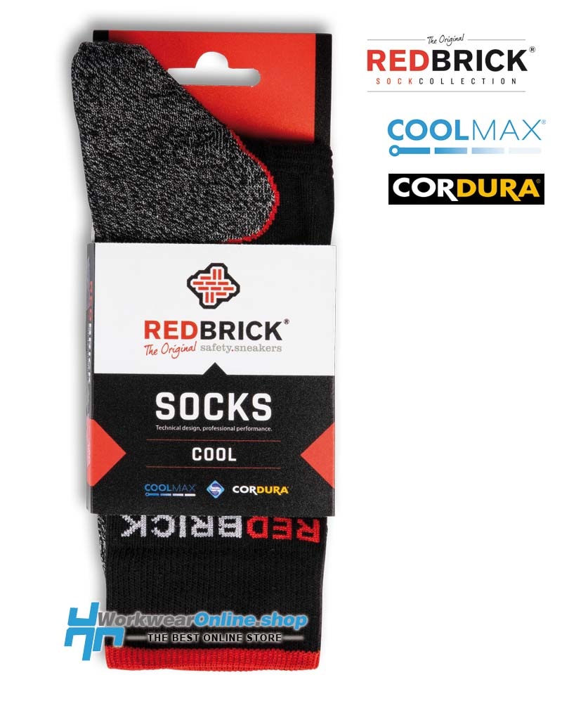 RedBrick Safety Sneakers Coole Redbrick-Socken - [6 Paar]