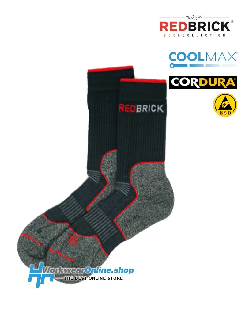 RedBrick Safety Sneakers Calcetines ESD Redbrick - [6 pares]