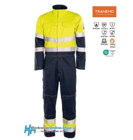 Tranemo Workwear Overol de alta visibilidad Tranemo Workwear 5010-88 Cantex Weld Stretch