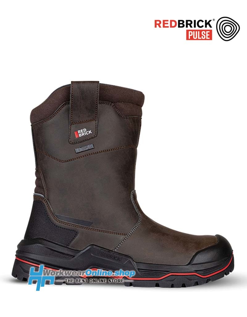 RedBrick Safety Sneakers Redbrick Pulse Brauner Stiefel S7S