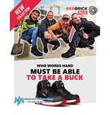 RedBrick Safety Sneakers Redbrick Pulse Marron Botte Laine S7S
