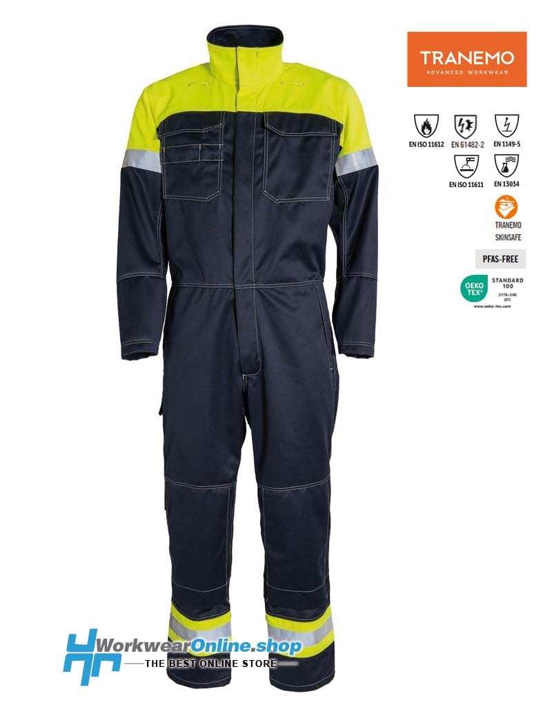 Tranemo Workwear Tranemo Workwear 5710-88 Cantex Weld Stretch Visible Overall