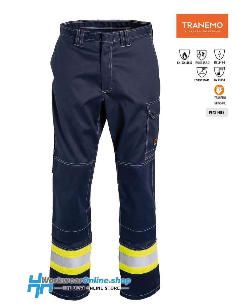 Tranemo Workwear Tranemo Workwear 5720-88 Cantex Weld Stretch Pantalones de trabajo visibles