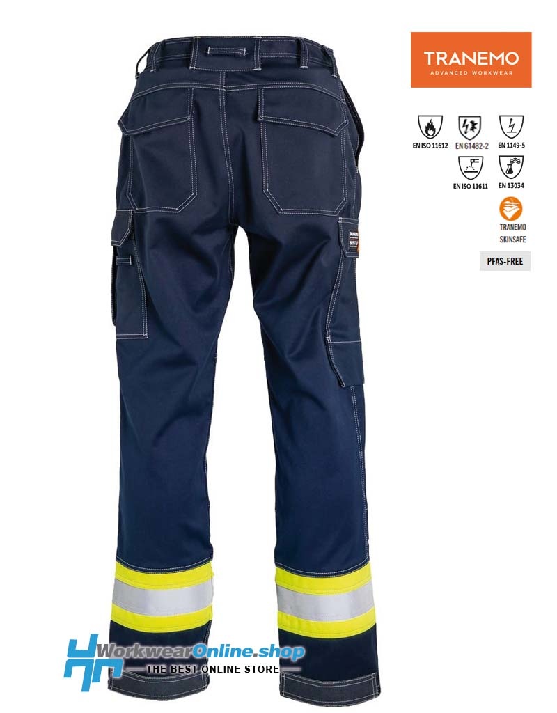 Tranemo Workwear Tranemo Workwear 5720-88 Cantex Weld Stretch Visible Work Trousers