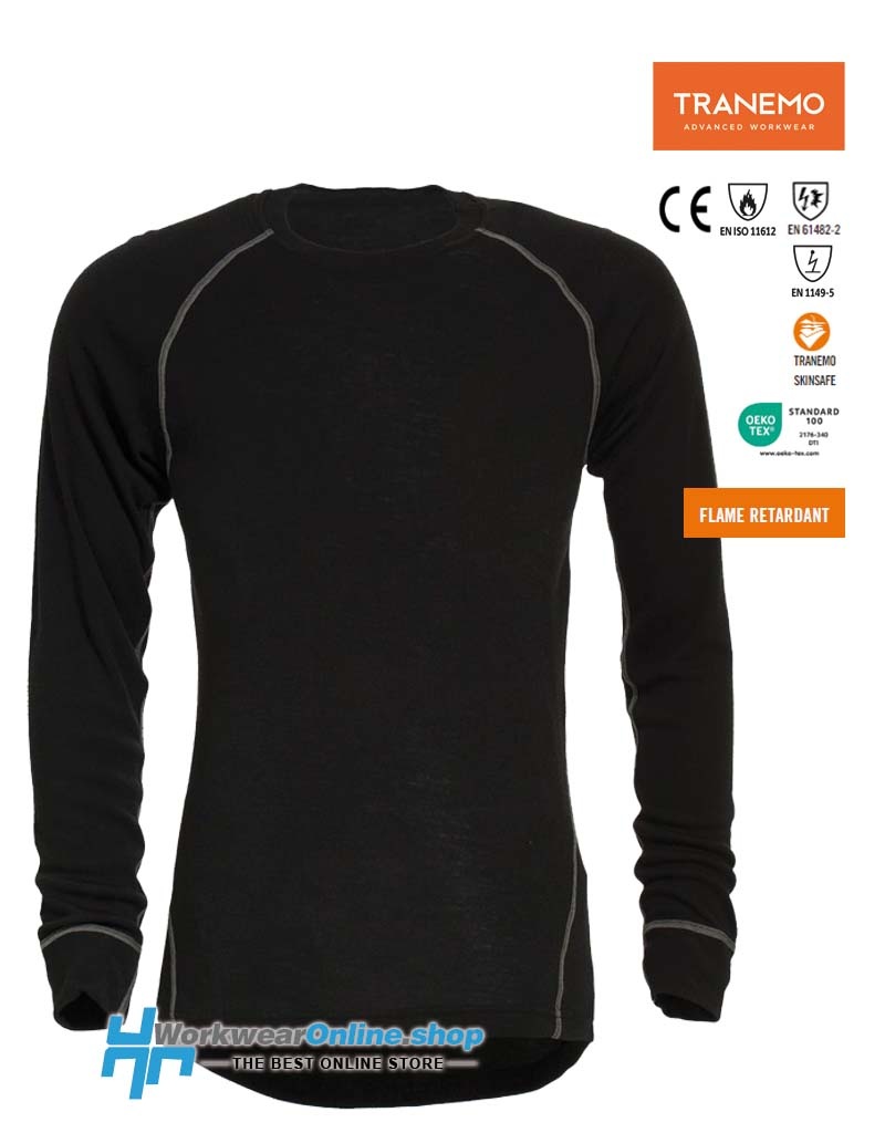 Tranemo Workwear Tranemo Workwear 6315-90 Baselayer FR T-Shirt Long Sleeves