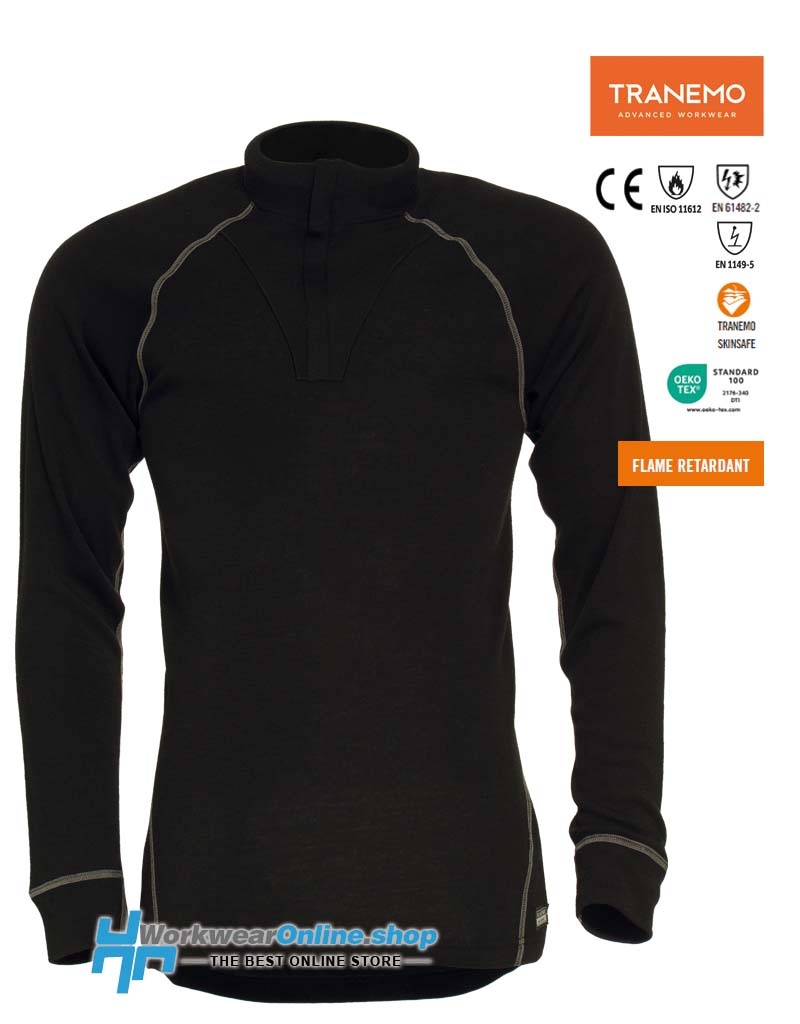 Tranemo Workwear Tranemo Workwear 6319-90 Baselayer FR Poloshirt mit langen Ärmeln