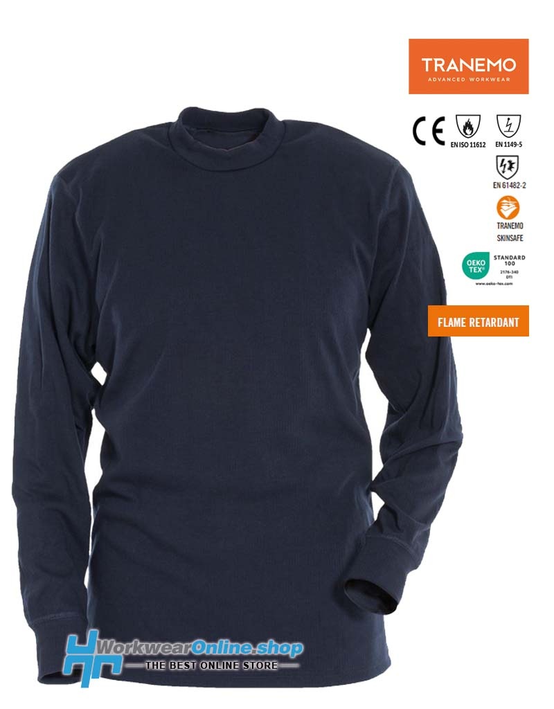 Tranemo Workwear Tranemo Workwear 5940-92 Onderkleding FR T-Shirt Lange Mouwen