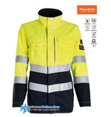 Tranemo Workwear Tranemo Workwear 5037-88 Cantex Weld Stretch Chaqueta de trabajo de alta visibilidad para mujer