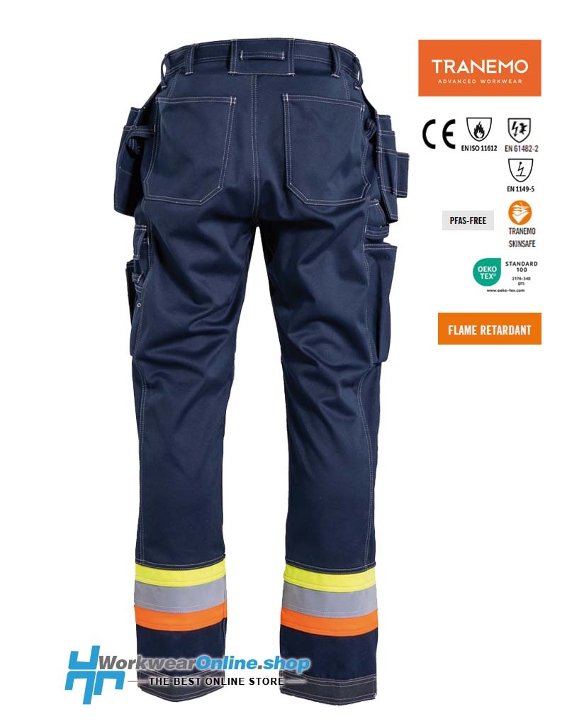 Tranemo Workwear Tranemo Workwear 6759-88 Cantex Weld Stretch 3 Pantalones de trabajo visibles para mujer