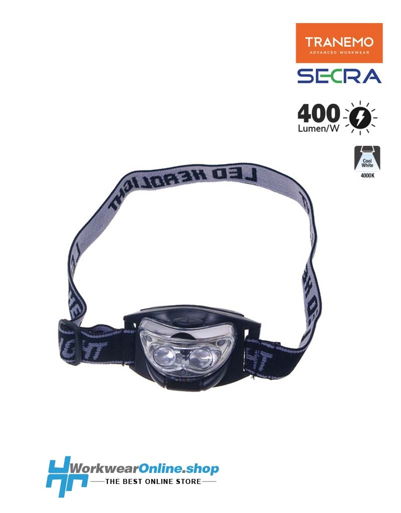 Secra Veiligheidshelmen Secra Helmet LED Lamp 400lm