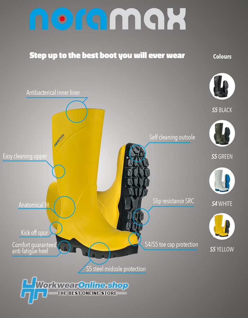 Nora Safety Boots Botte de sécurité Nora Mega-Max II noir S5