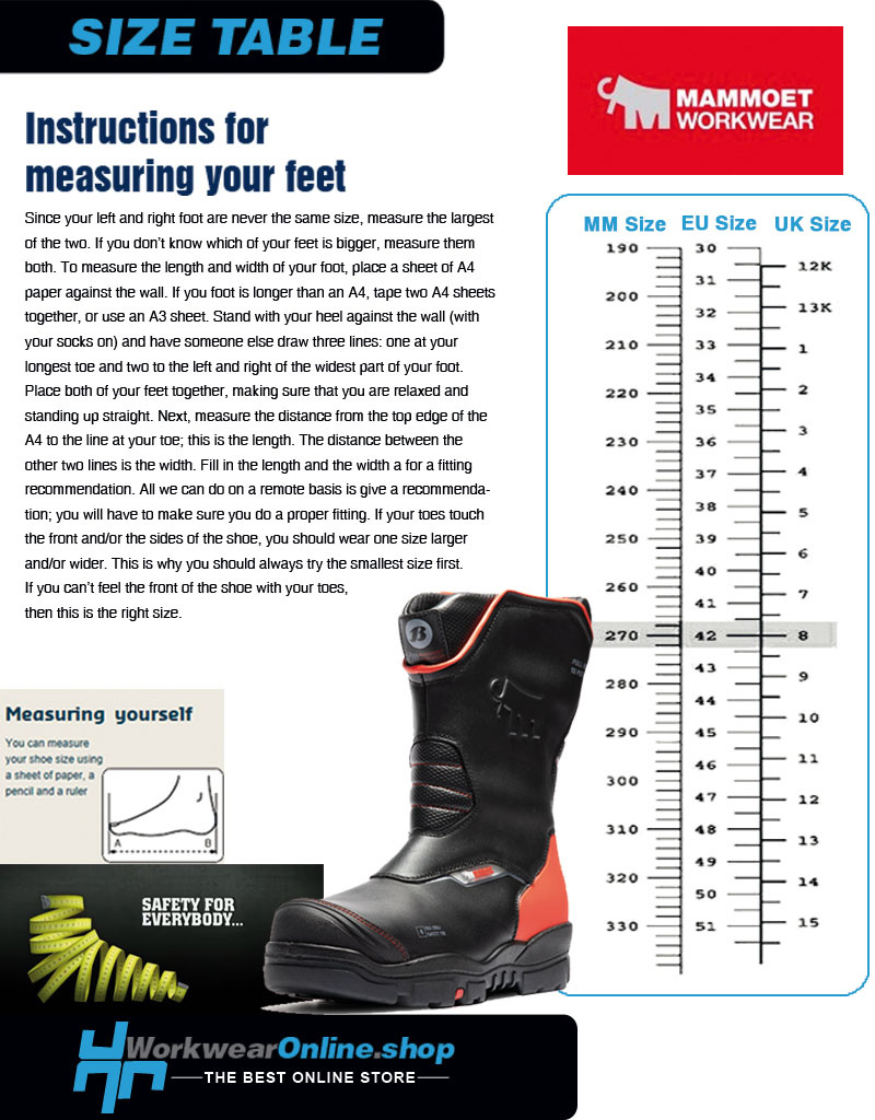 Mammoet Safety Shoes Barge à bottes offshore Mammoet