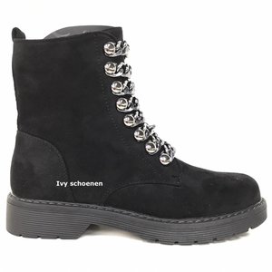 Bikerboots Chain Wester27-1 - Zwart
