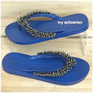 Slipper FRINGE - Blauw