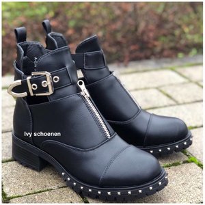 Boots CAS Zwart Ivyschoenen Boots CAS Zwart Ivyschoenen