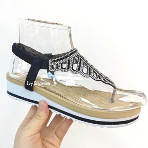 Slippers SHERRY - Zwart