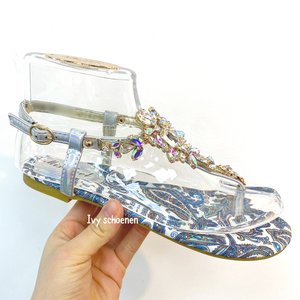 Sandaal OCEANE  - Zilver/Blauw