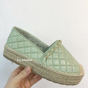 Espadrilles  ELIZE - Mint Groen
