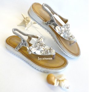 Slippers JESSY - Zilver