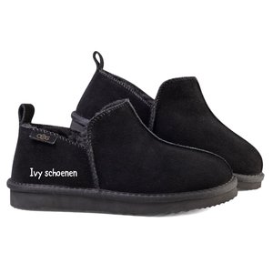Warme sloffen COMFY - Zwart