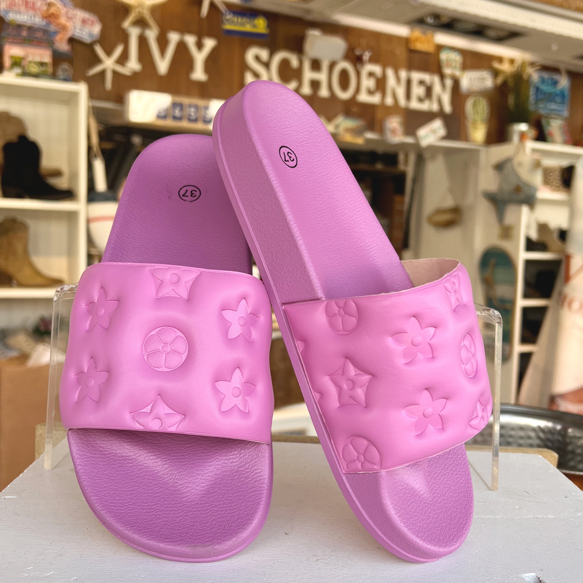 Slippers MILOU - Fuxia - Ivyschoenen