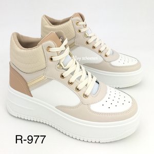 Sneaker ROMEO - Beige/Wit