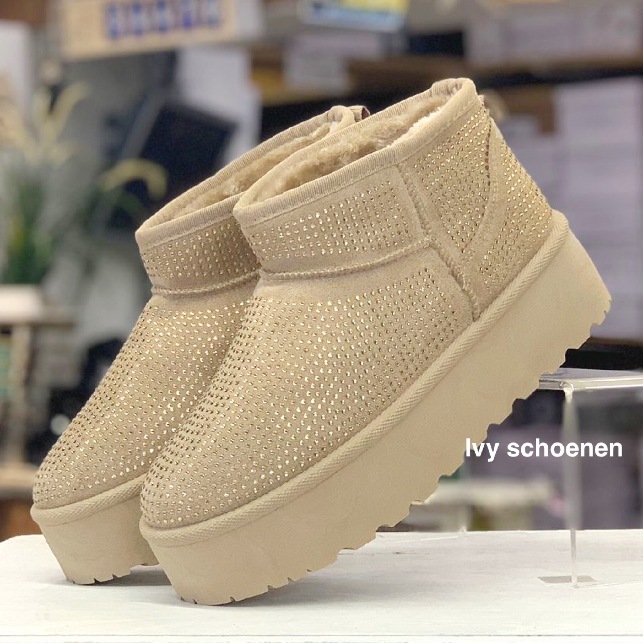 Warme Boots HOLLY - Khaki - Ivyschoenen