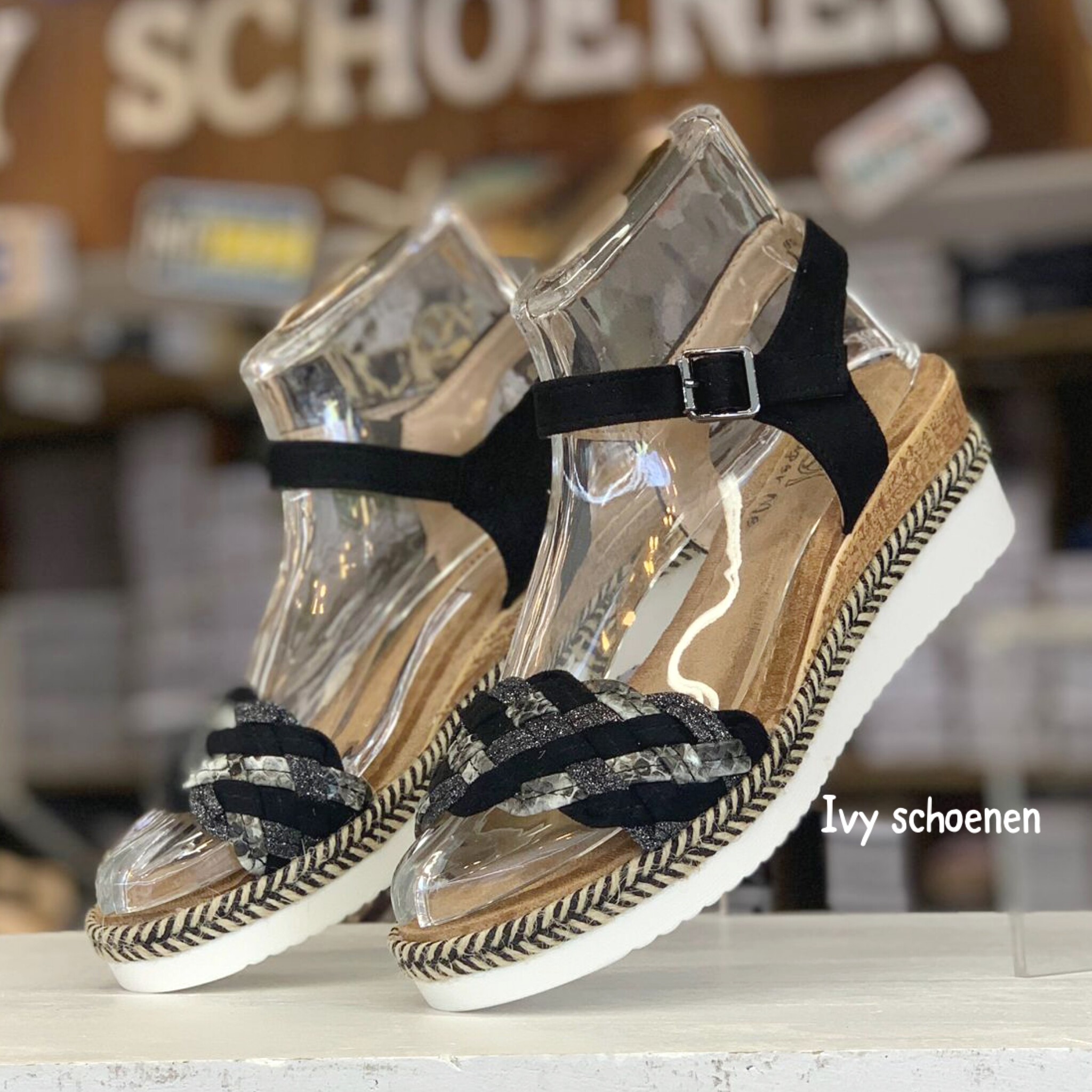 Sleehak JOUETS Zwart Ivyschoenen