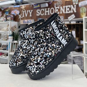 Warme Boots KENJI KIDS - Zwart/Zilver